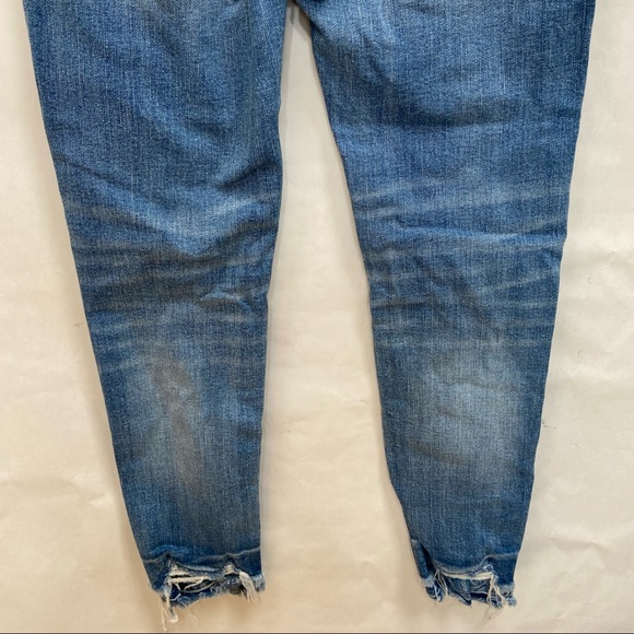 BKE STELLA MID RISE SLIM FIT ANKLE DISTRESSED JEANS - Picture 7 of 12